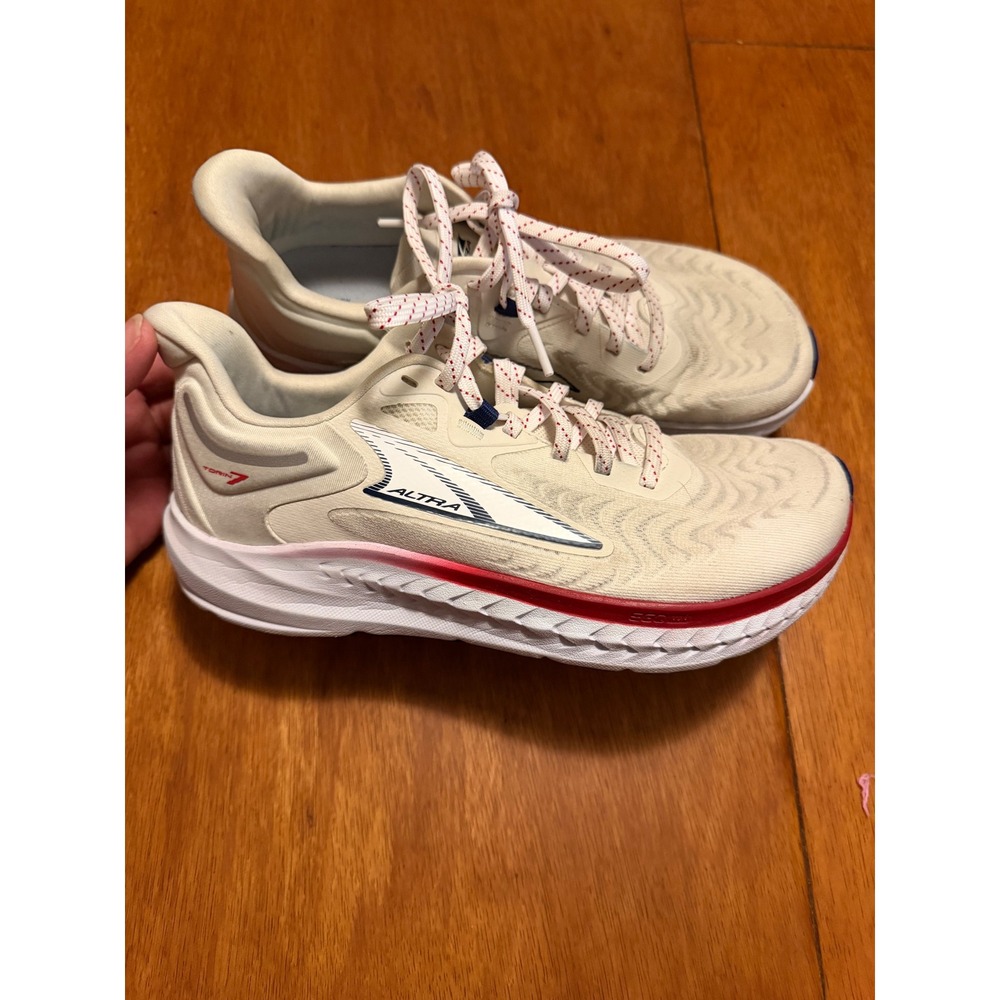 Altra Torin 7 Womens Running Shoes White Red Blue AL0A82CZ140 Size 8